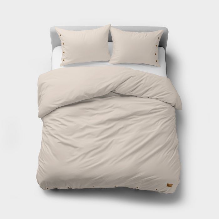 Pościel bawełna PURE 220x200 z ozdobnymi guzikami