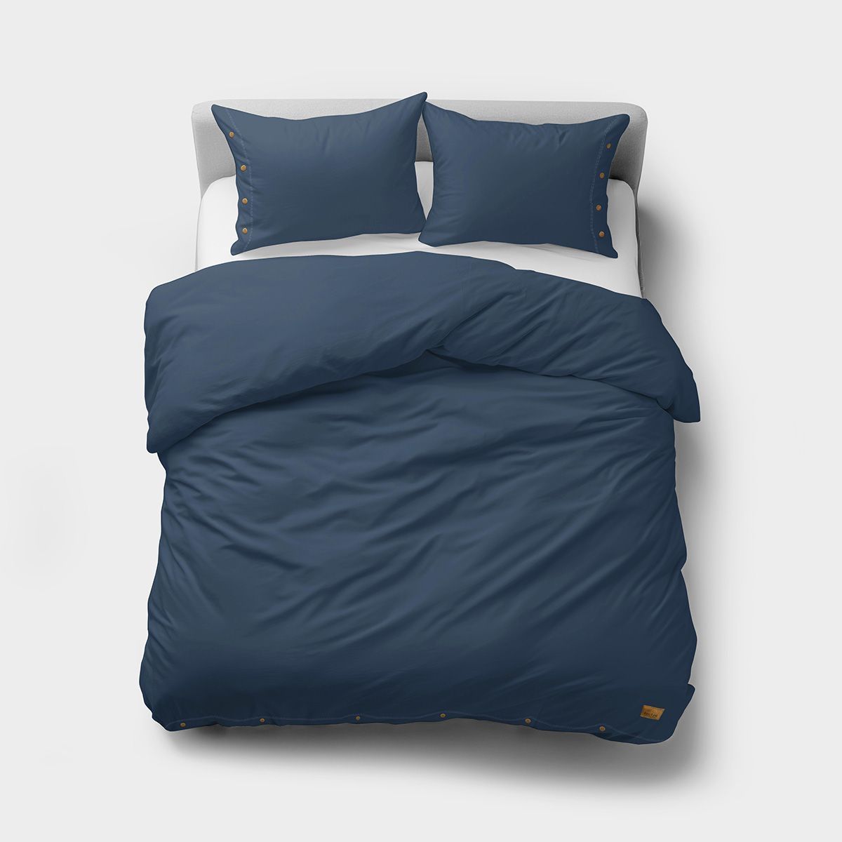 Pościel bawełna PURE 160x200 z ozdobnymi guzikami