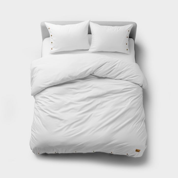 Pościel bawełna PURE 160x200 z ozdobnymi guzikami