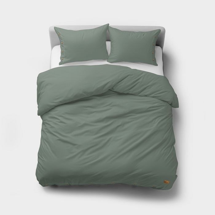 Pościel bawełna PURE 220x200 z ozdobnymi guzikami