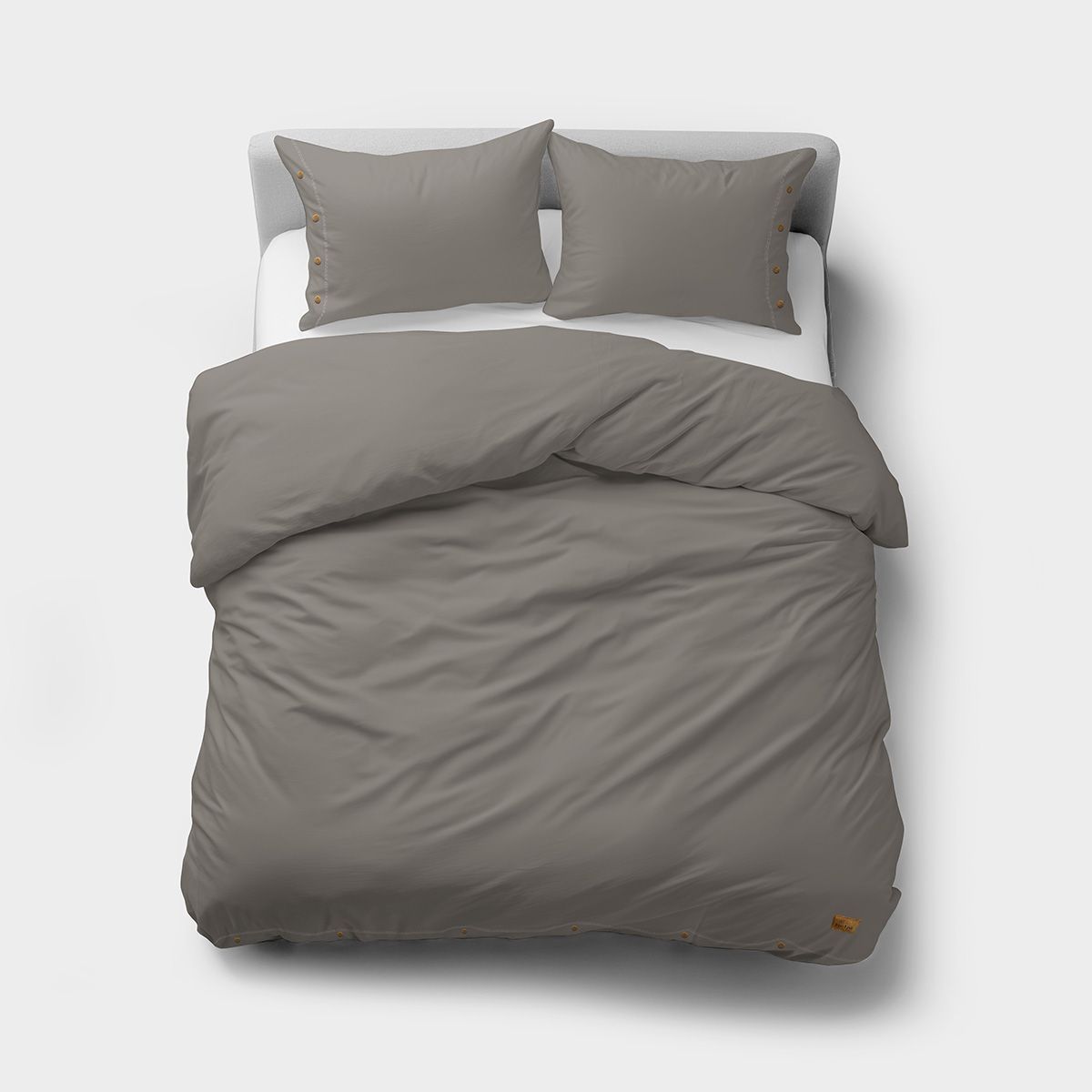 Pościel bawełna PURE 160x200 z ozdobnymi guzikami