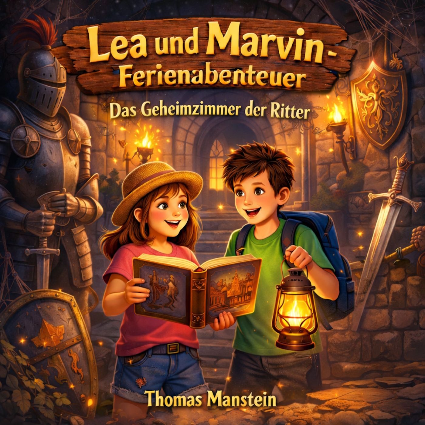 Hörbuch: Lea und Marvin - Ferienabenteuer 4 - Das Geheimzimmer der Ritter