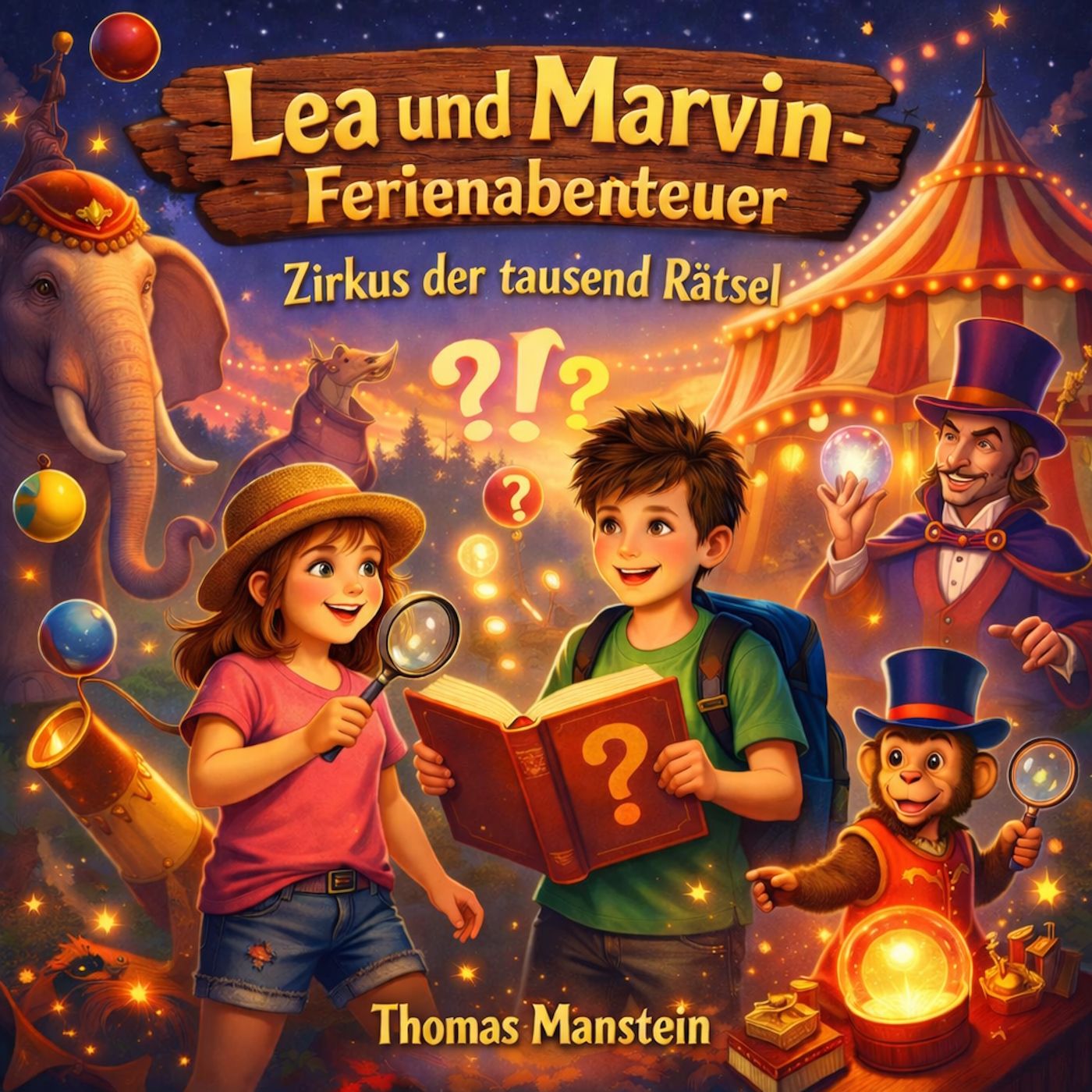 Hörbuch: Lea und Marvin - Ferienabenteuer 2 - Zirkus der 1000 Rätsel
