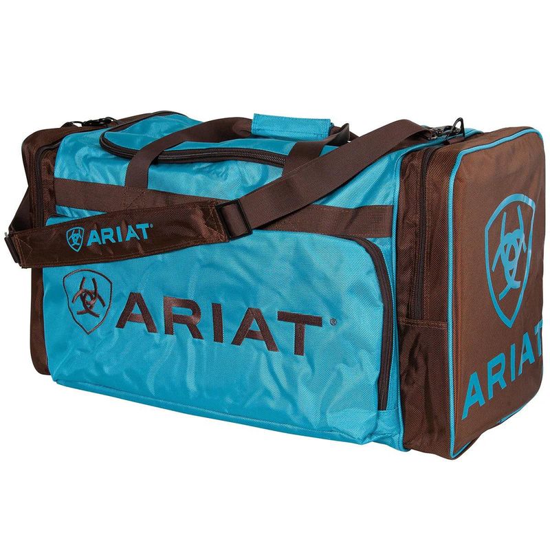 Ariat Turquoise and Brown Gear Bag