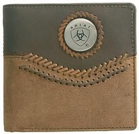 Ariat Bi Fold Two Toned Accents Wallet