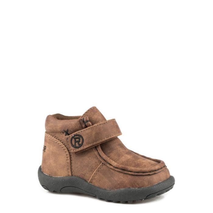 Roper Kids Infant Cowbaby Brown Moccasins, Shoe size: 1