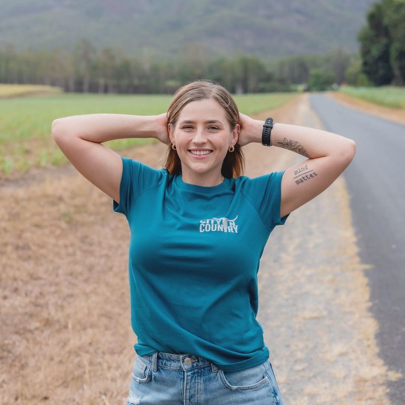 City N Country Ladies Classic Atlantic and Silver T-Shirt