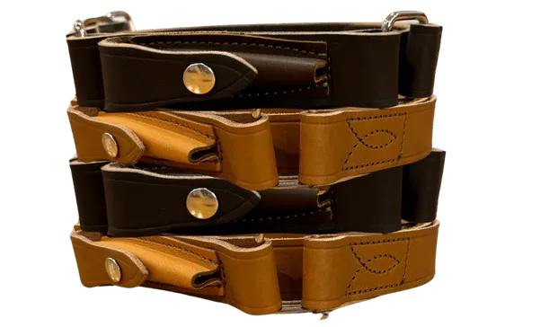 City N Country Australian Made Brown Leather Hobble Belt, Accessory size: 32