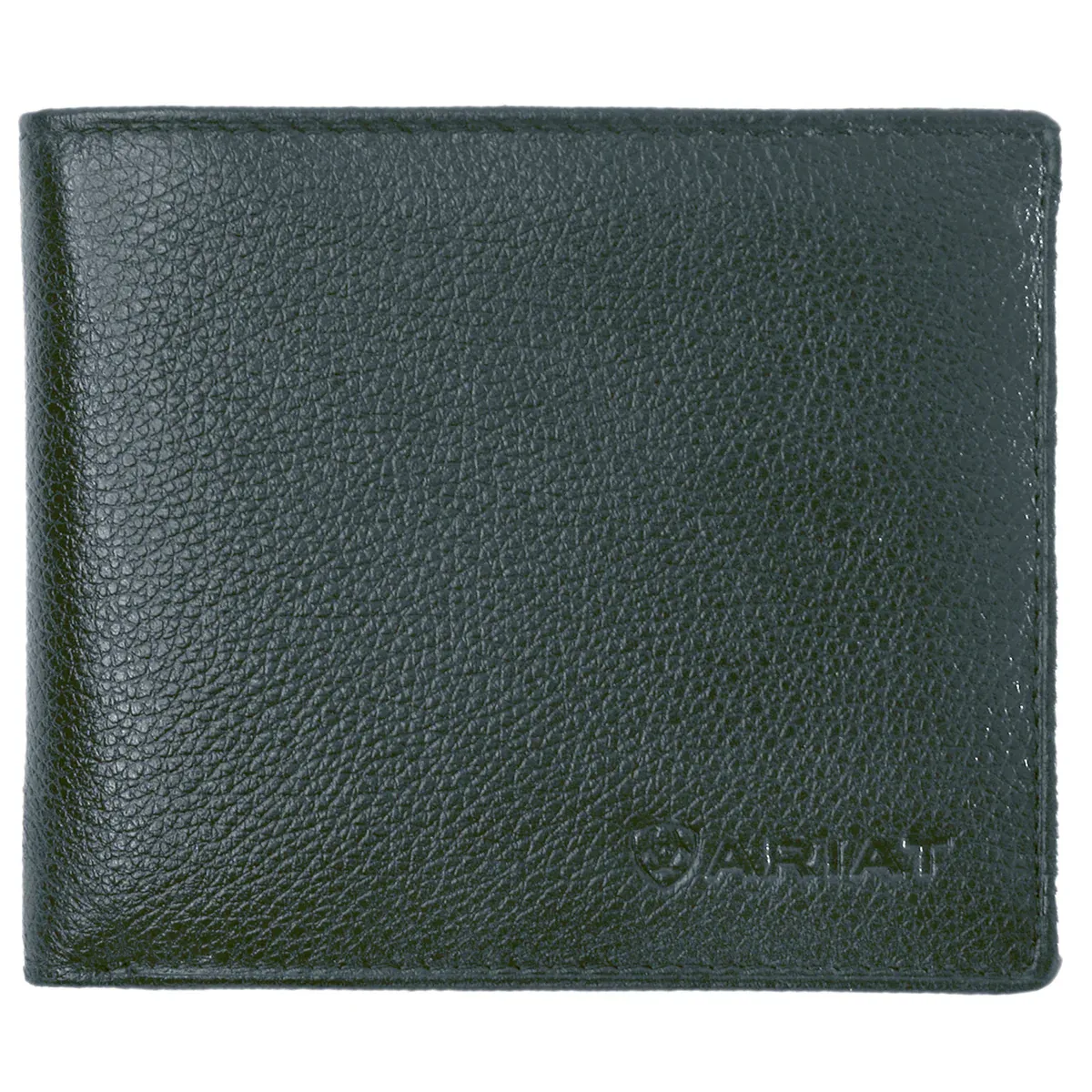 Ariat Bi Fold Logo Black Leather Wallet