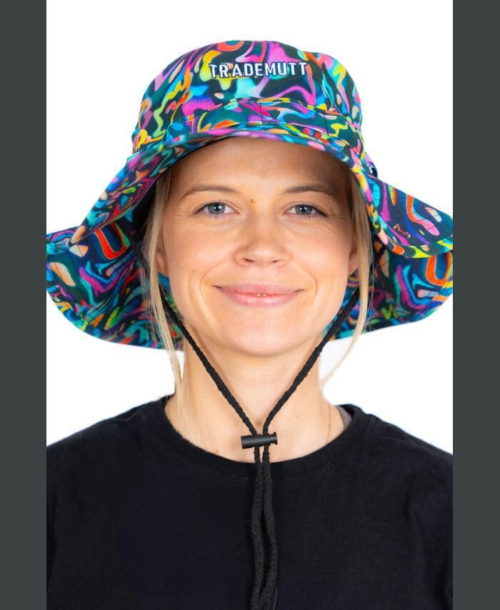 Trademutt Pearler Wide Brim Hat, Accessory size: M/L