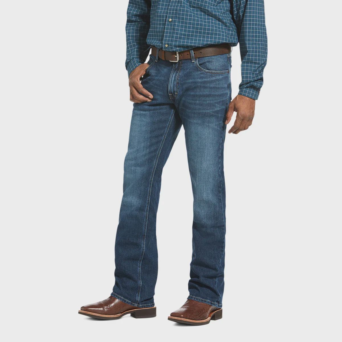 Ariat Mens M4 Stretch Boot Cut Legacy Freeman Jean, Size: 28/30