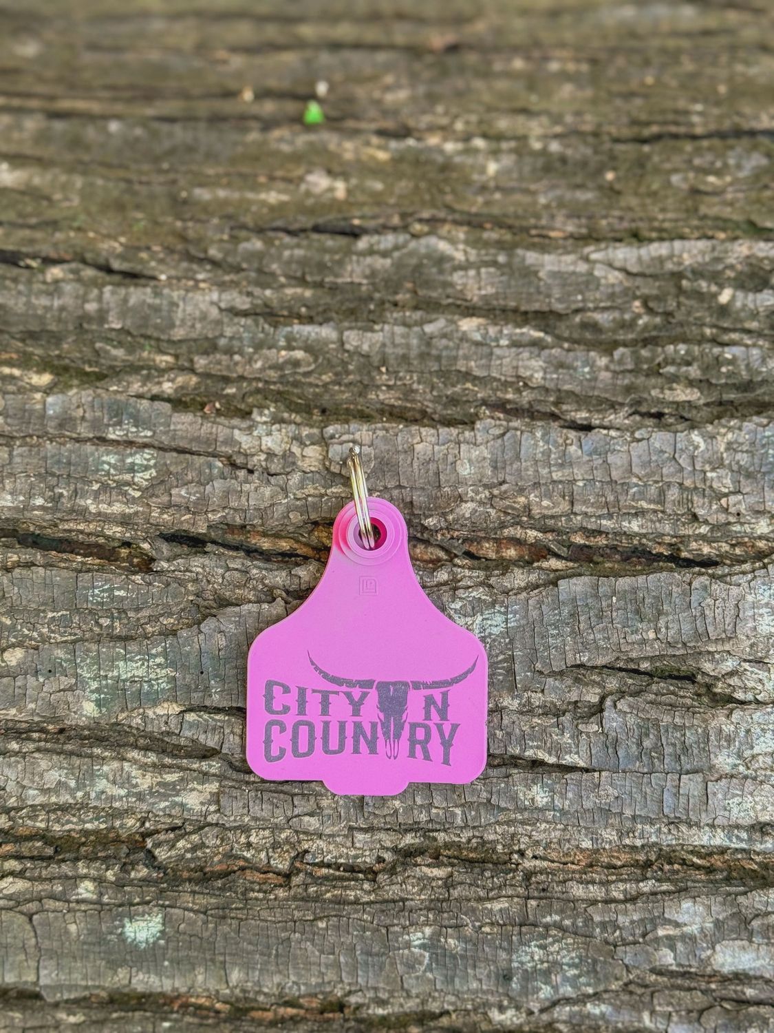 City N Country Pink Cattle Tag