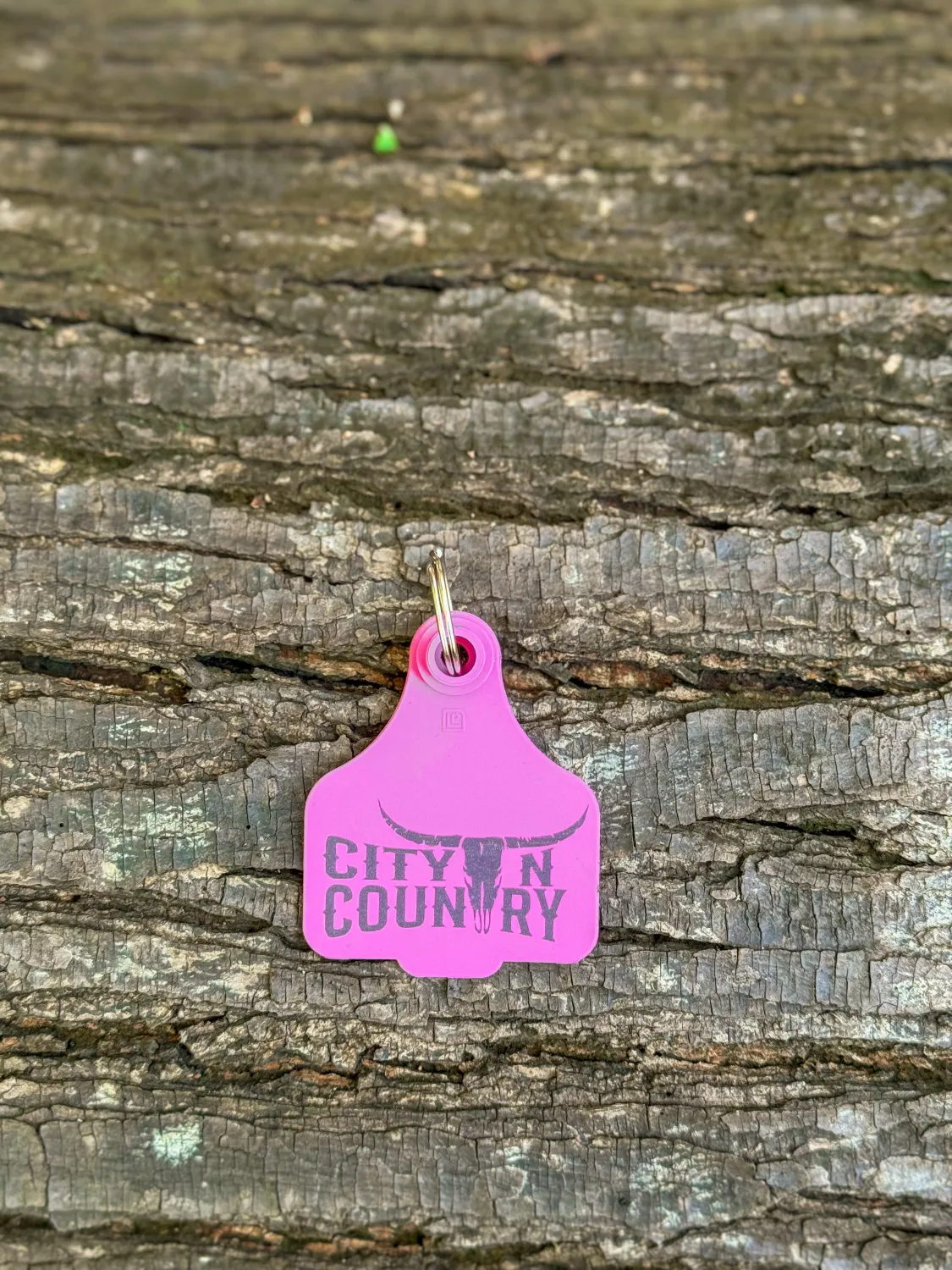 City N Country Pink Cattle Tag