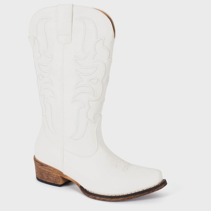 Roper Ladies Riley Cord White Boot