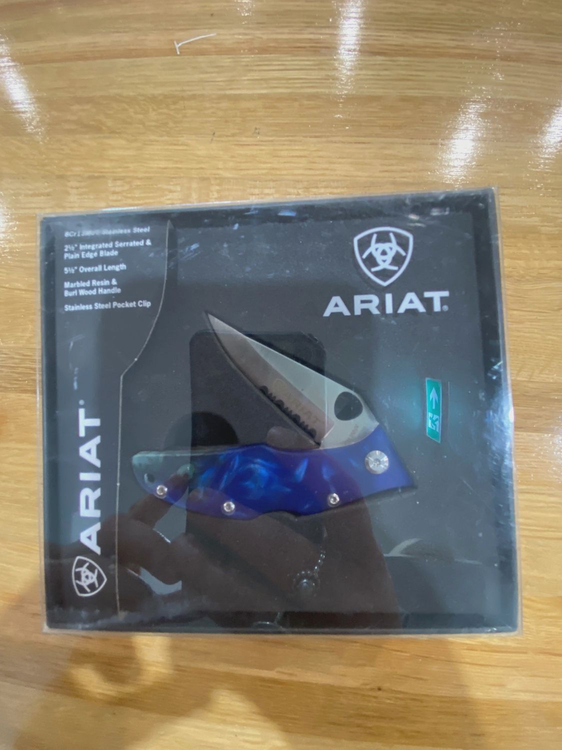 Ariat Western Hybrid 3.5" Blade Folding Knife