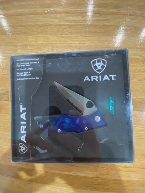 Ariat Western Hybrid 3.5" Blade Folding Knife