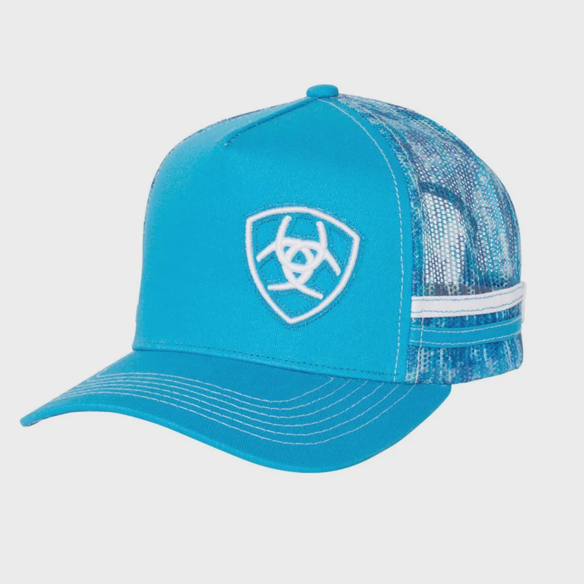 Ariat DiGi Camo Blue Jewel Trucker Cap
