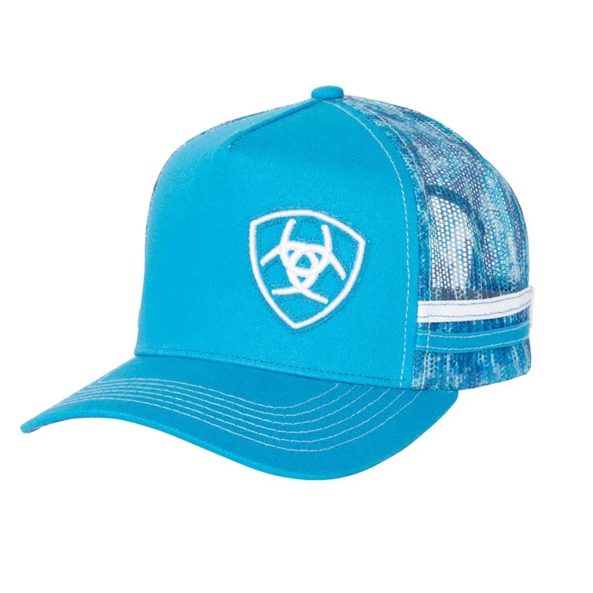 Ariat DiGi Camo Blue Jewel Trucker Cap