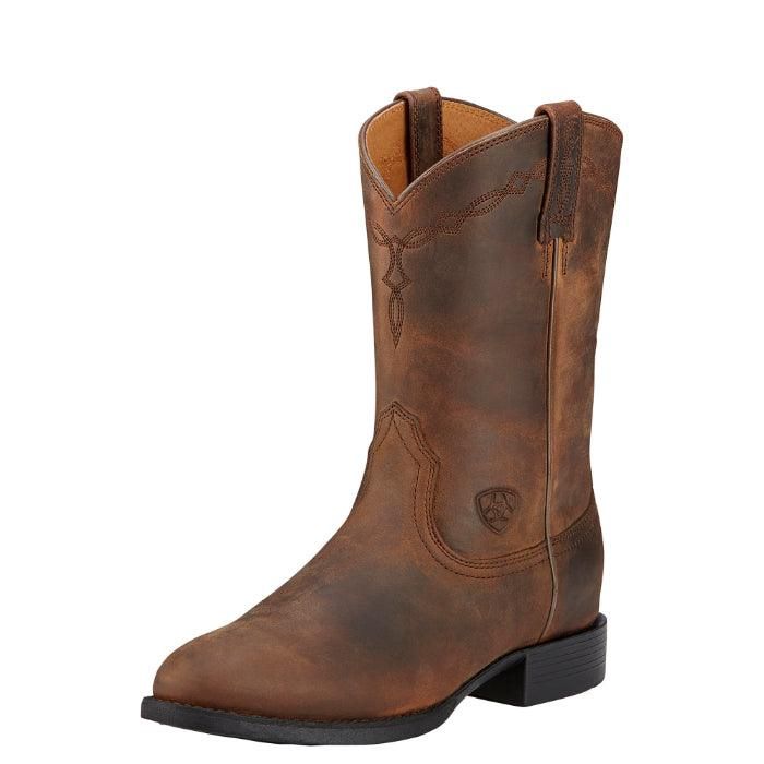 Ariat Ladies Heritage Roper Distressed Brown Boot