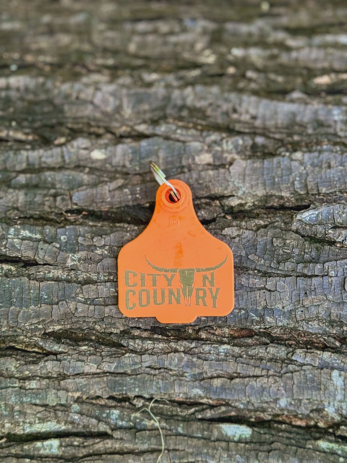 City N Country Orange Cattle Tag