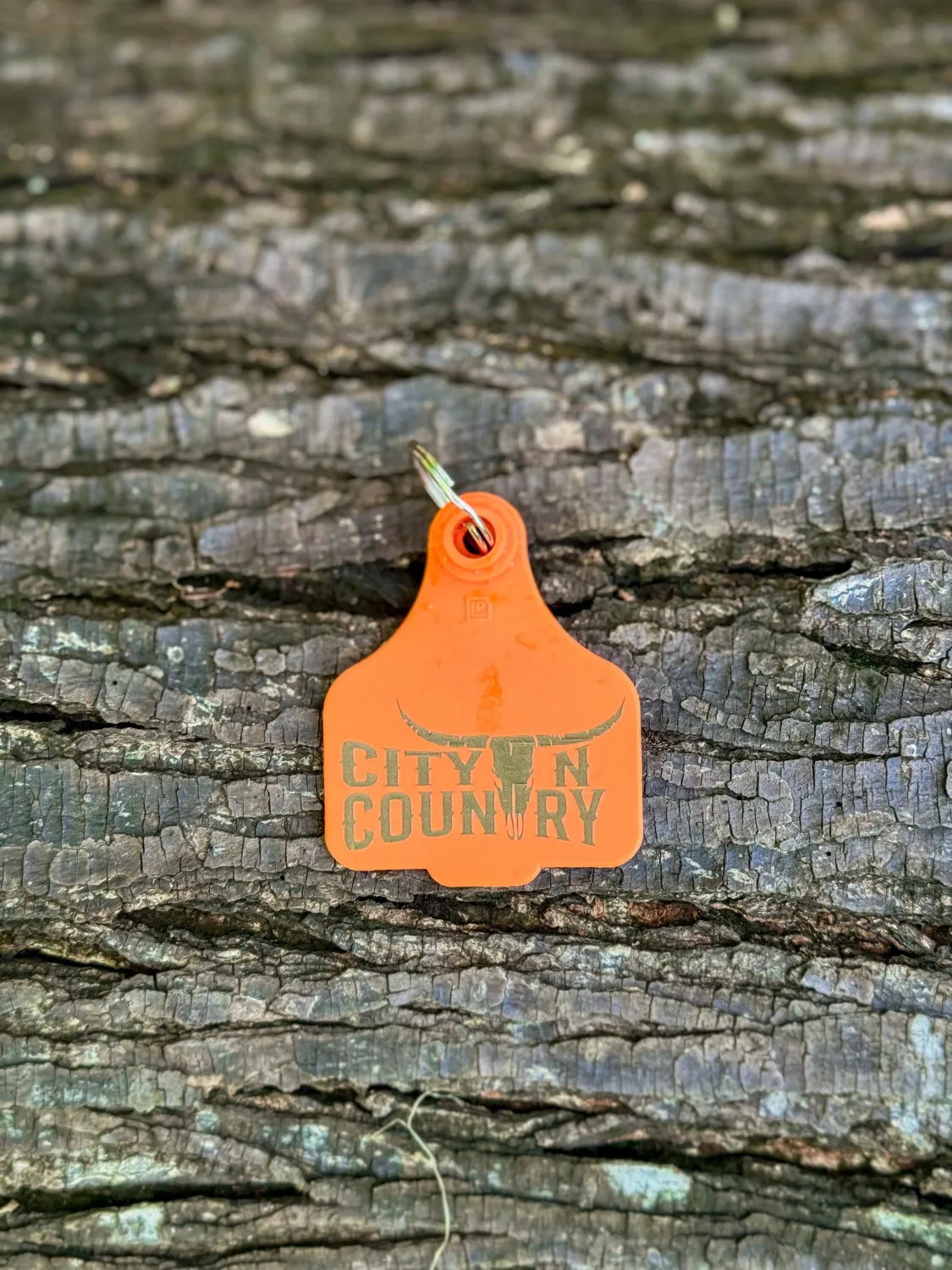 City N Country Orange Cattle Tag