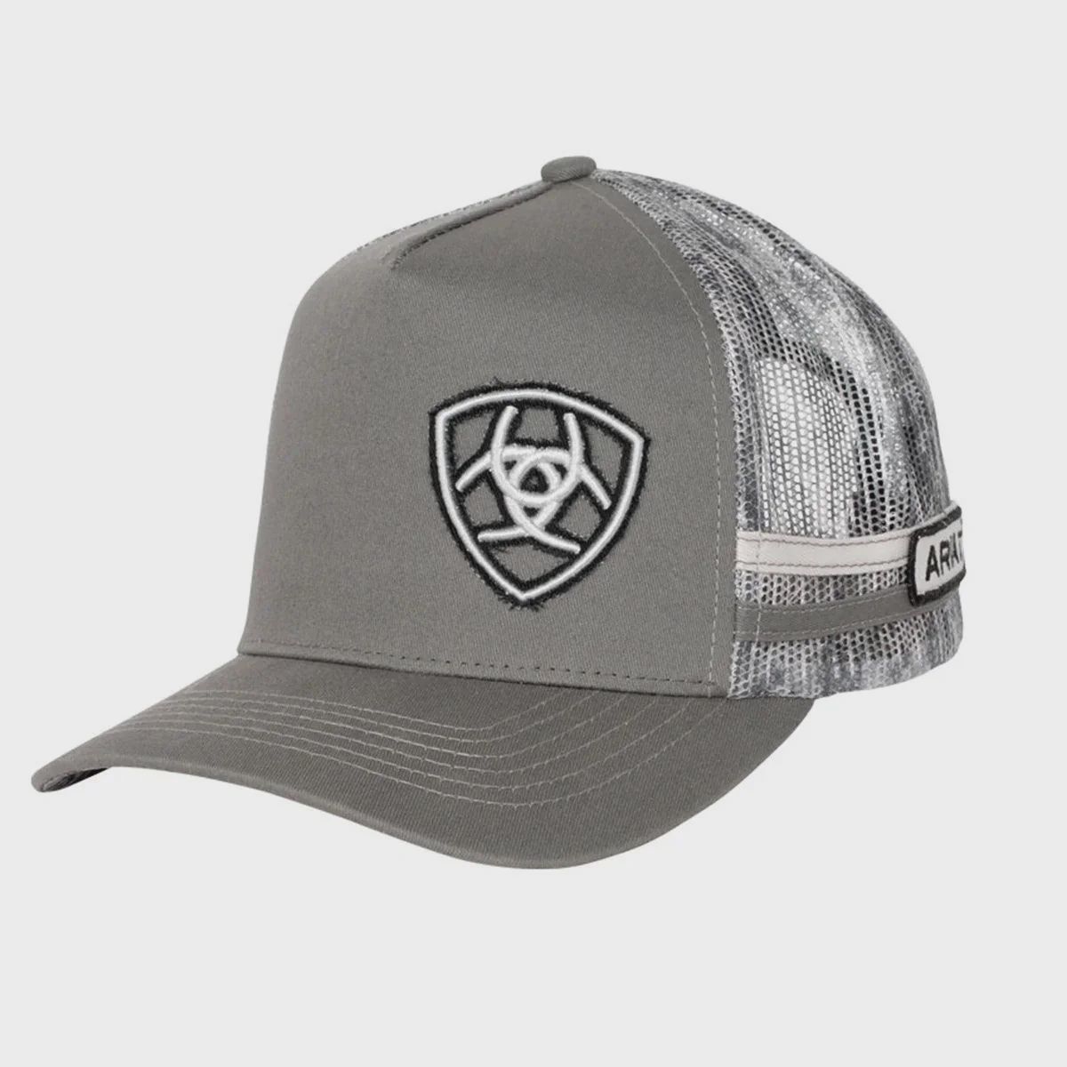 Ariat DiGi Camo Castlerock Grey Trucker Cap