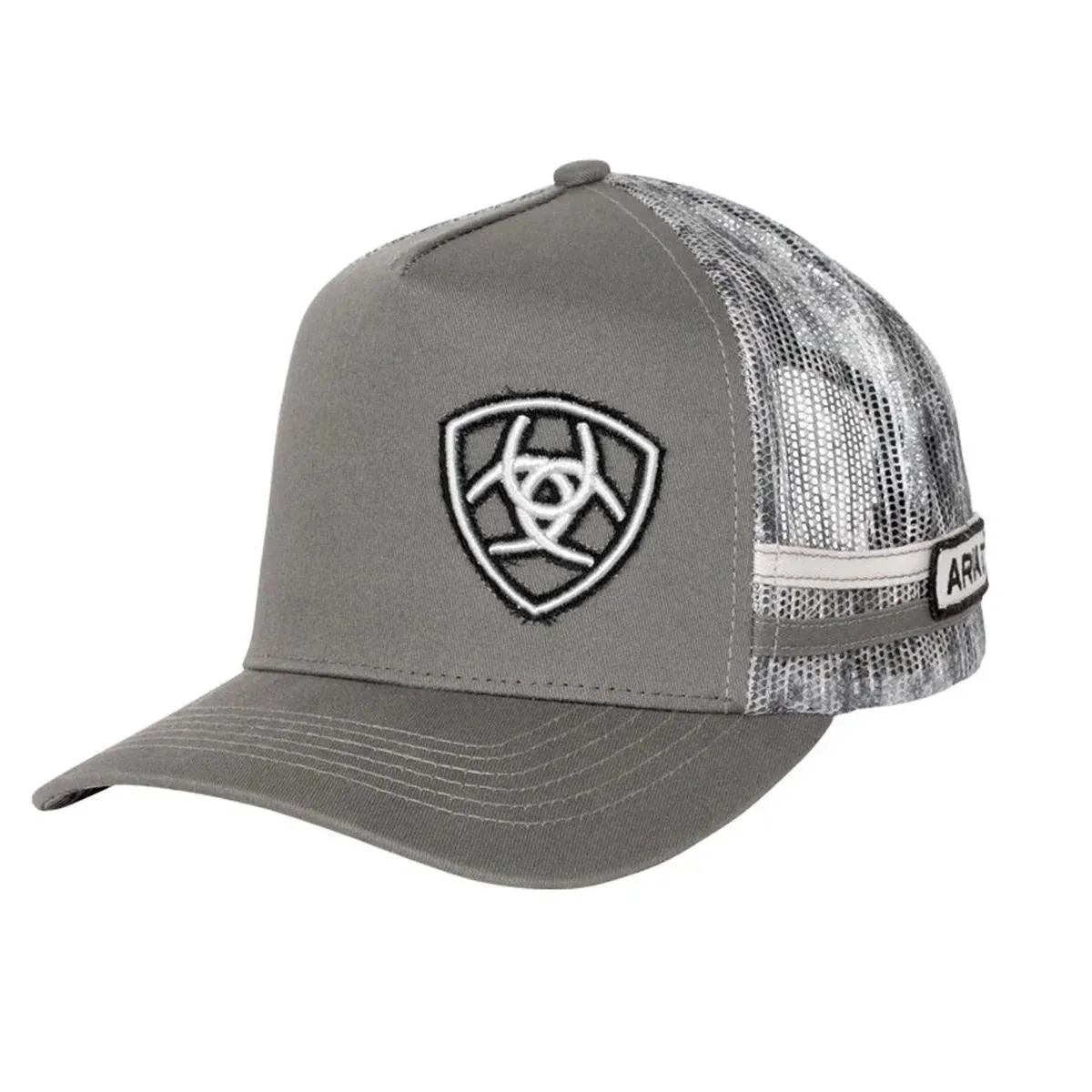 Ariat DiGi Camo Castlerock Grey Trucker Cap