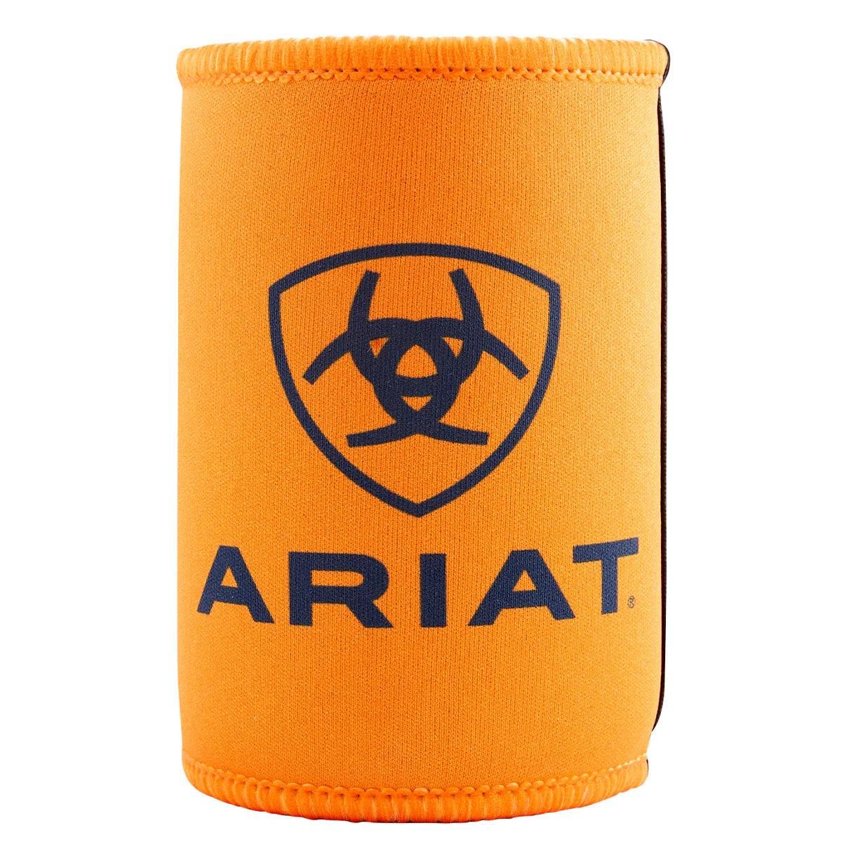 Ariat Orange Stubby Cooler