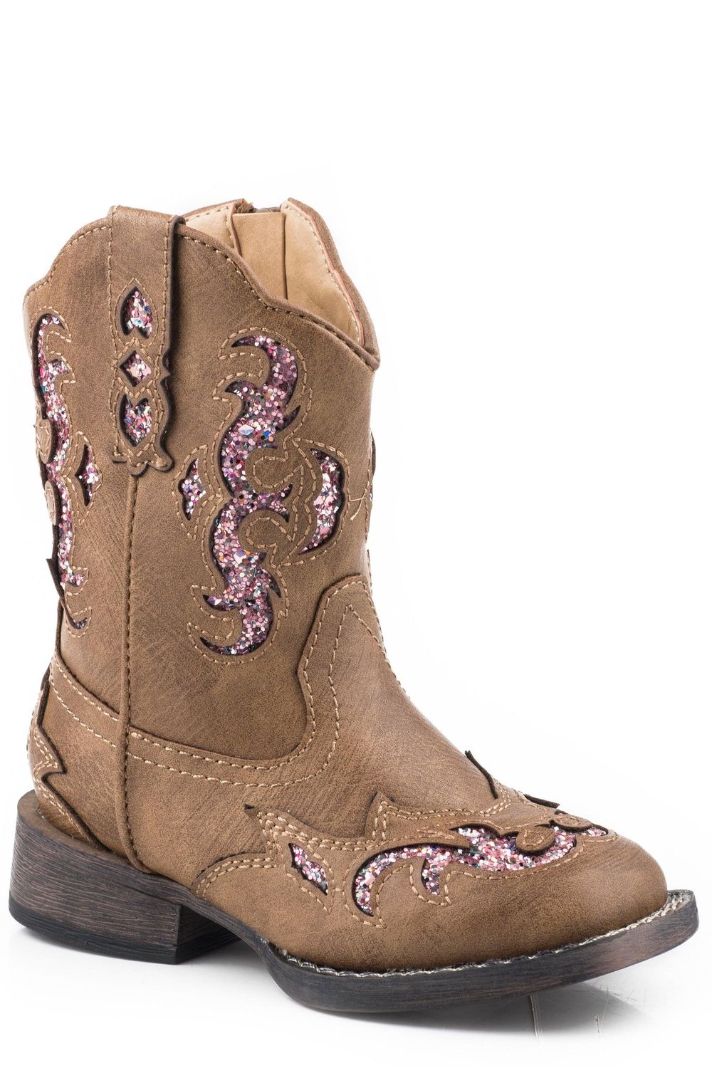 Roper Kids Toddler Glitter Gypsy Boot, Shoe size: 5