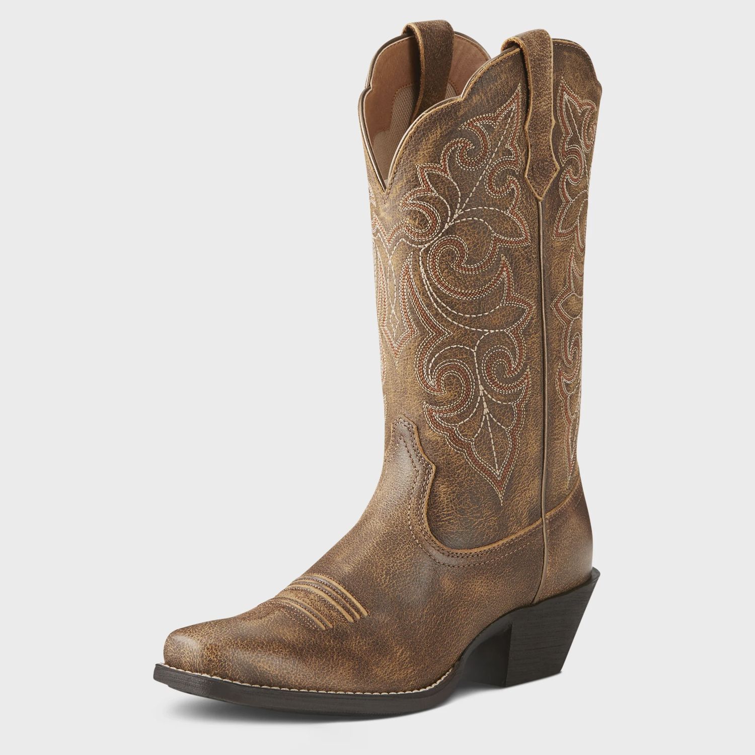 Ariat Ladies Round Up Square Toe Vintage Bomber Boot, Shoe size: 6B