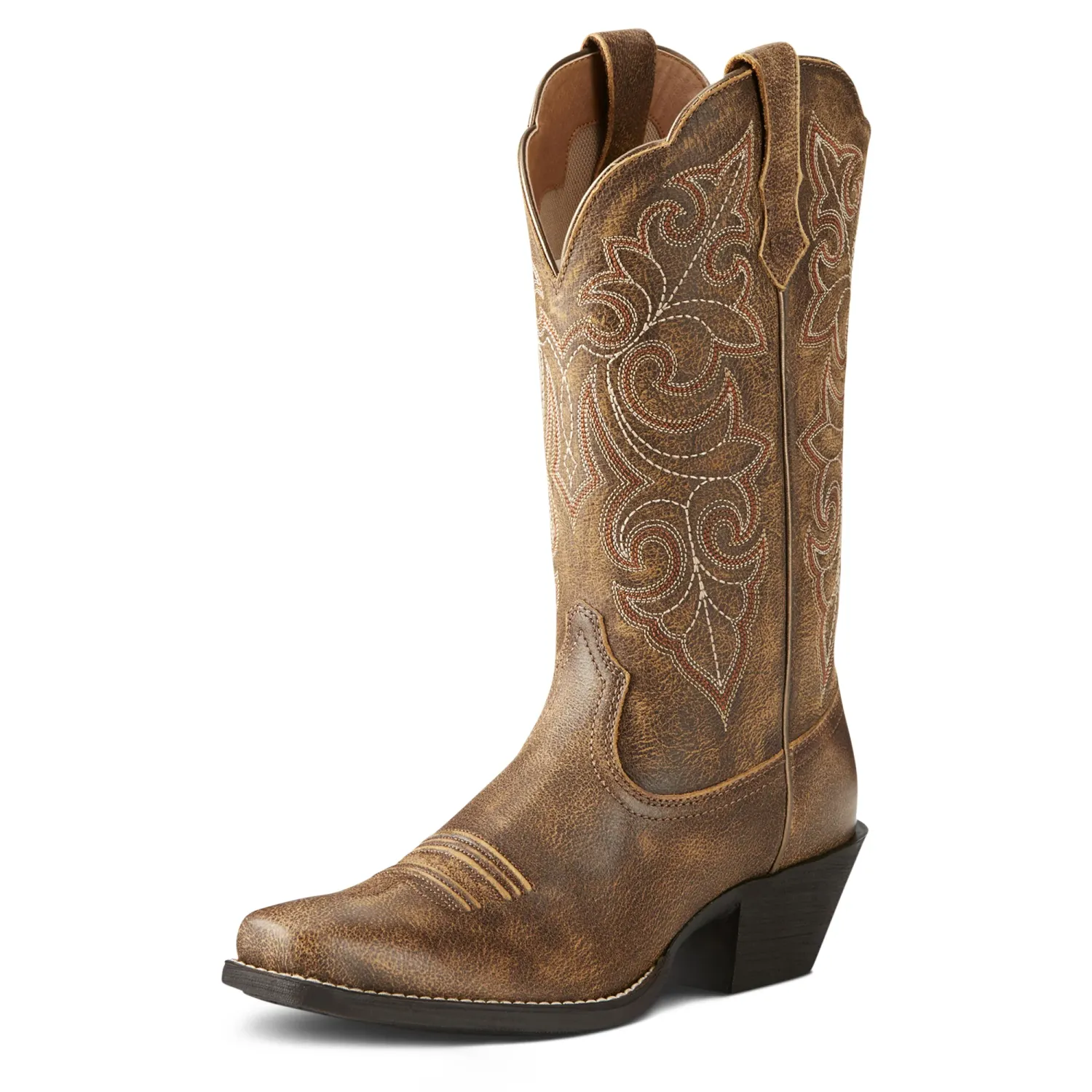 Ariat Ladies Round Up Square Toe Vintage Bomber Boot, Shoe size: 6B