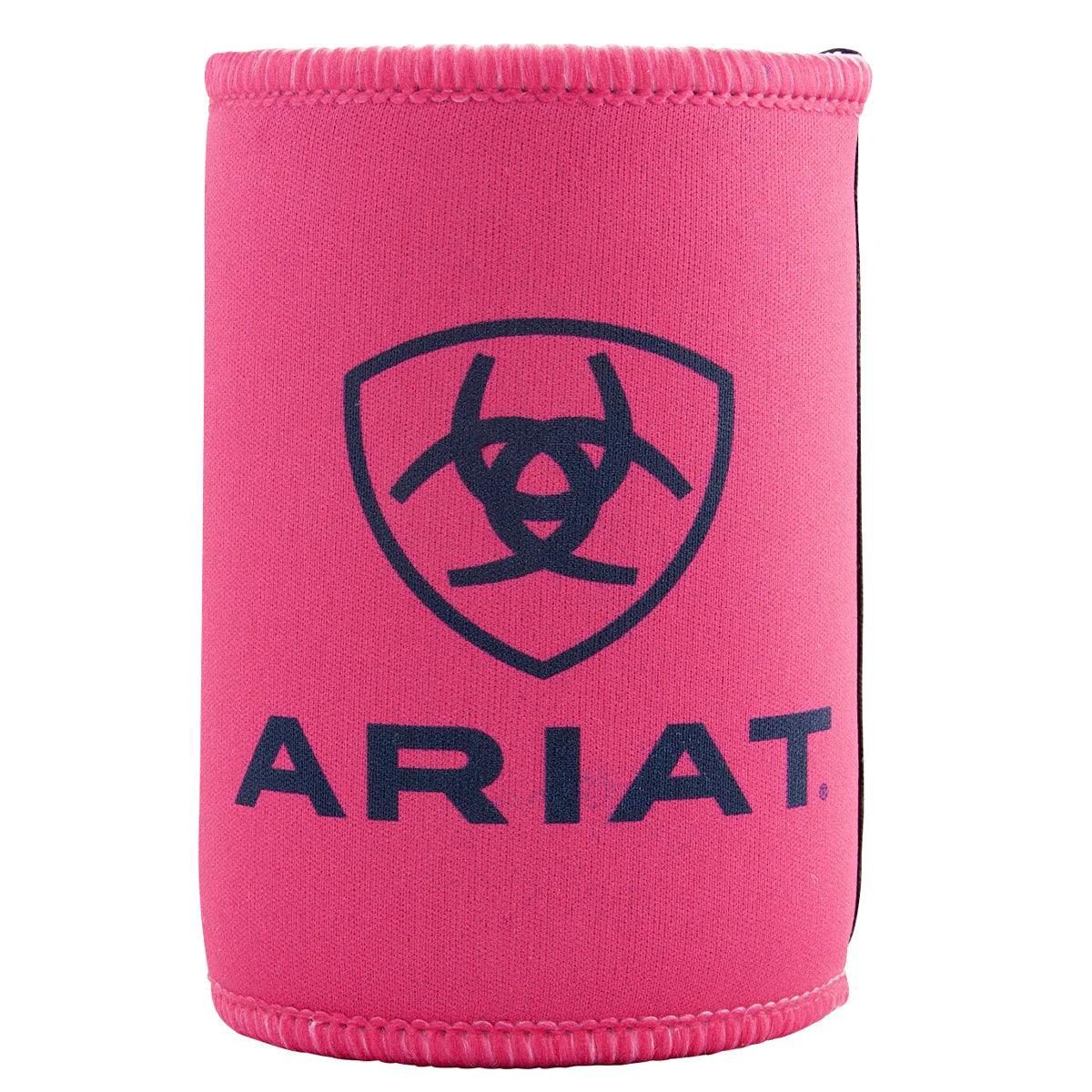 Ariat Pink Stubby Cooler