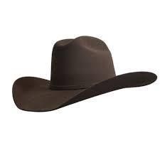 Summit Hat Wool Felt Cattleman With Elastic Band Chocolate Hat, Accessory size: S