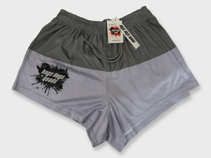 Hogs Dogs And Quads Adult Grey Split Footy Short, Color: Grey, Size: S