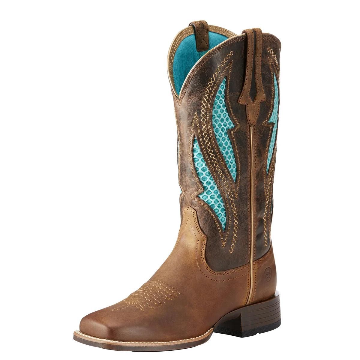 Ariat Ladies Ventek Ultra Distressed Brown Boot, Shoe size: 5.5B