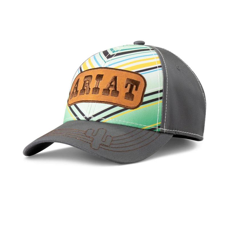 Ariat Leather Patch Aztec Cap