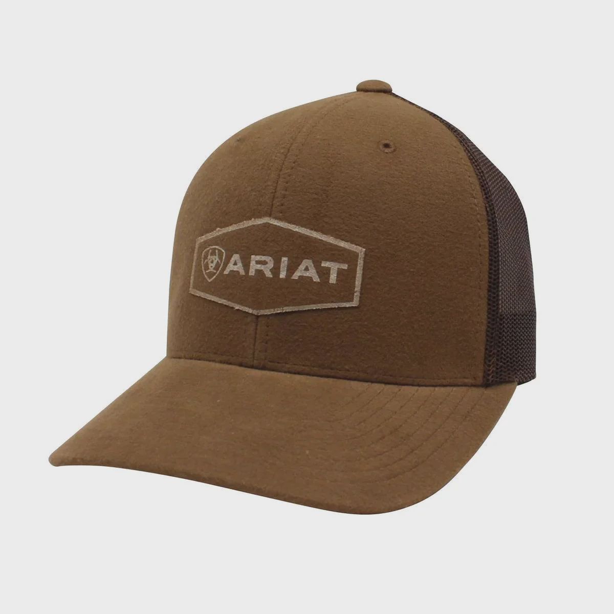 Ariat Hex Logo Patch Brown Cap