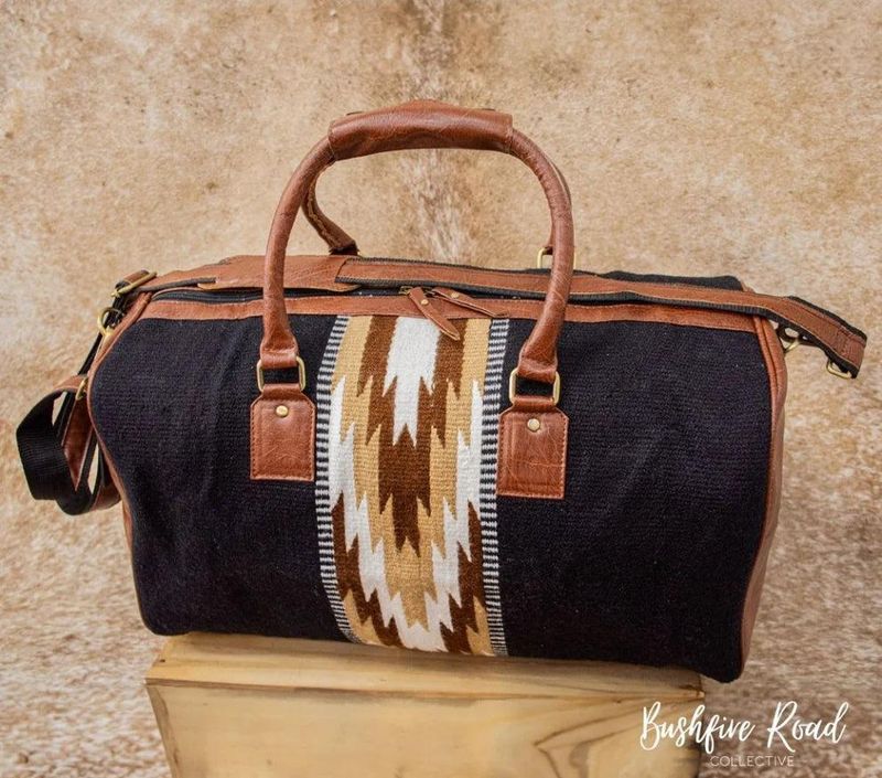 Bushfire Road Rancho Black Duffel Bag