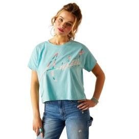 Ariat Ladies Mills Marine Blue T-Shirt