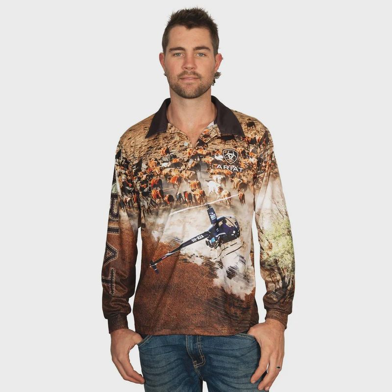 Ariat Adult Helimustering Fishing Shirt