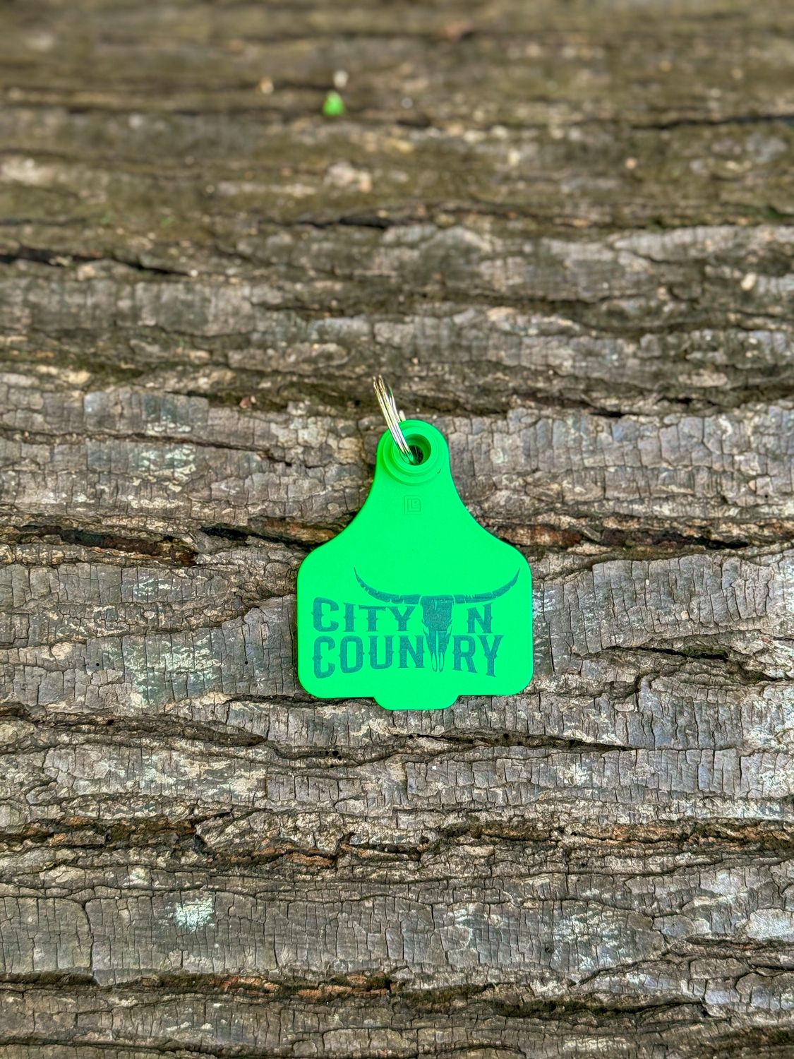 City N Country Green Cattle Tag