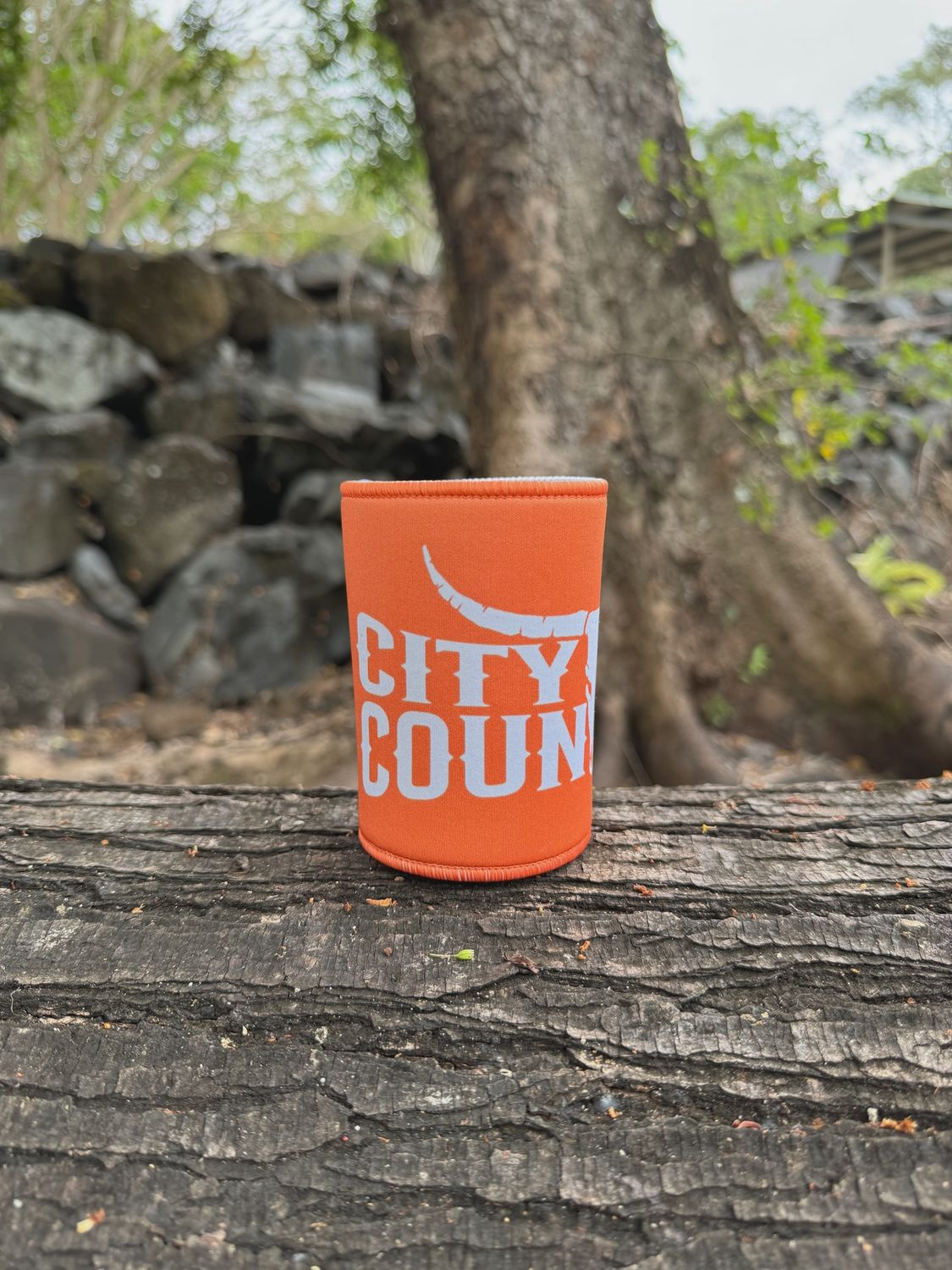 City N Country Classic Orange Stubby Cooler