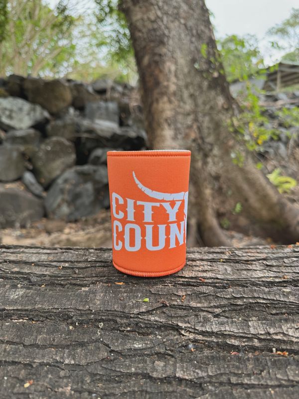 City N Country Classic Orange Stubby Cooler