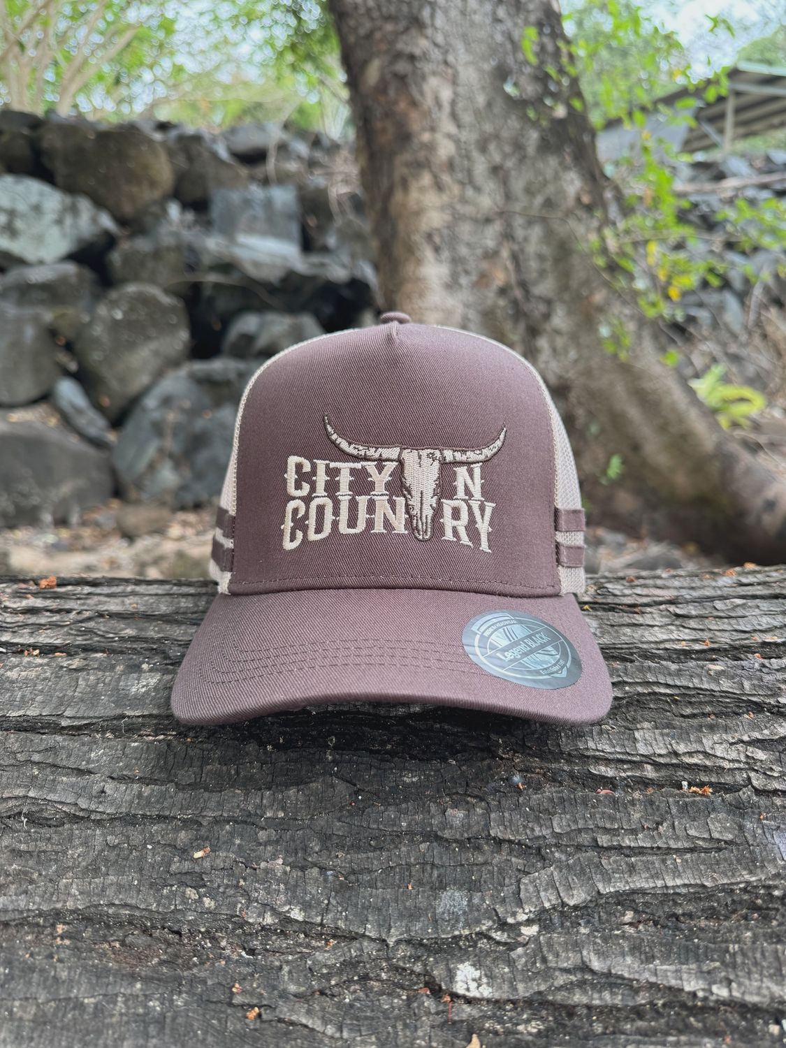 City N Country Classic Dark Brown and Stone Cap