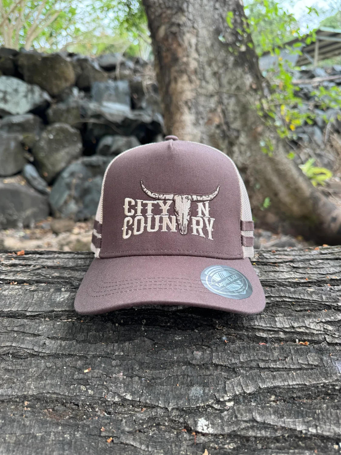 City N Country Classic Dark Brown and Stone Cap