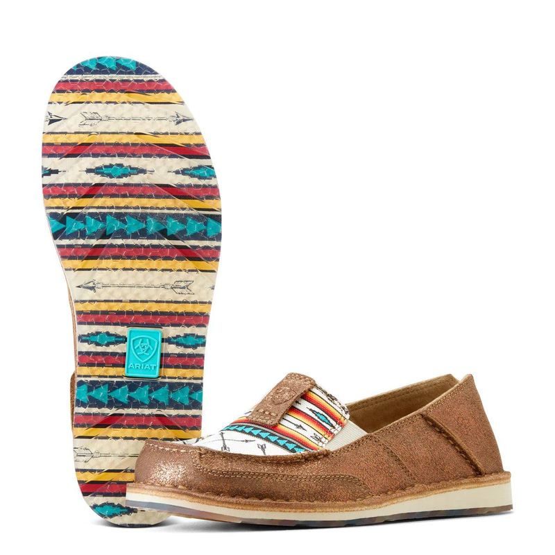Ariat Ladies Rose Gold And Aztec Arrow Print Cruiser
