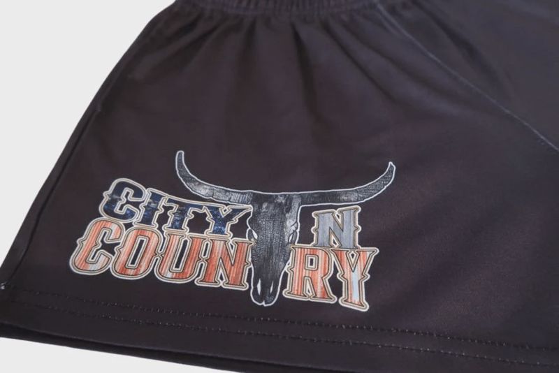 City N Country Adult Original Black Footy Short