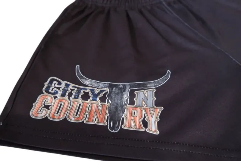 City N Country Adult Original Black Footy Short