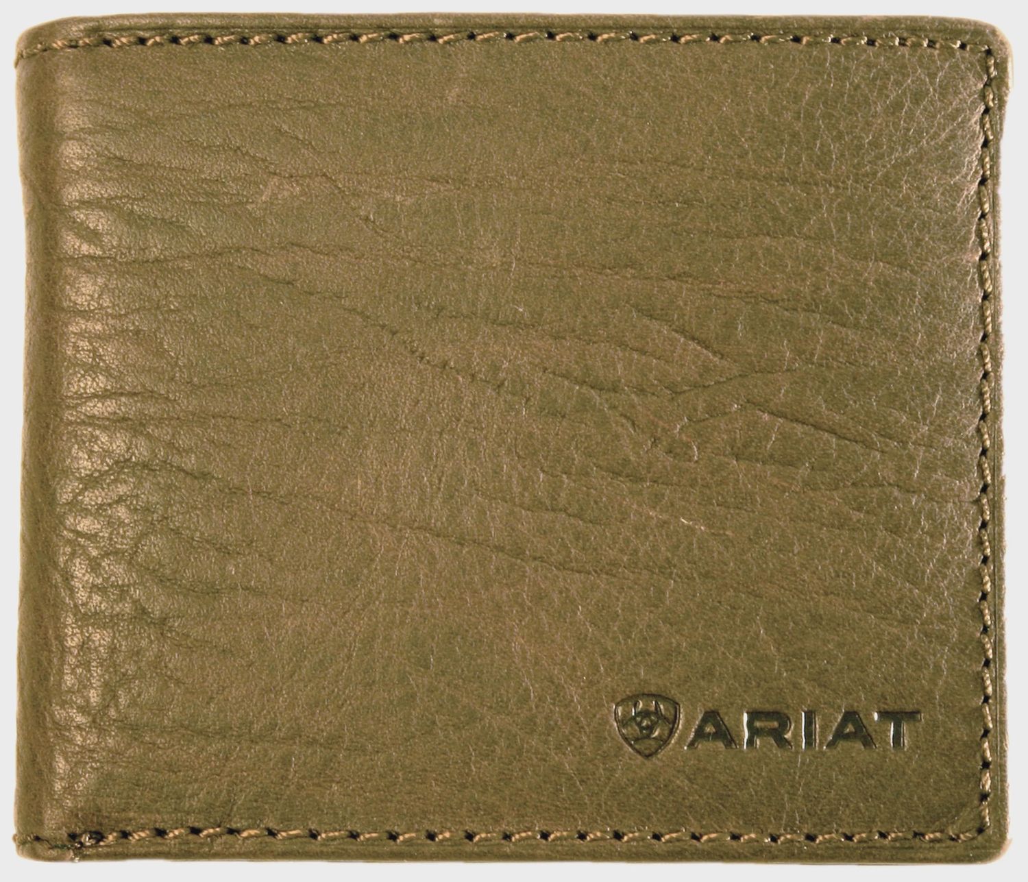 Ariat Bi Fold Logo Brown Leather Wallet