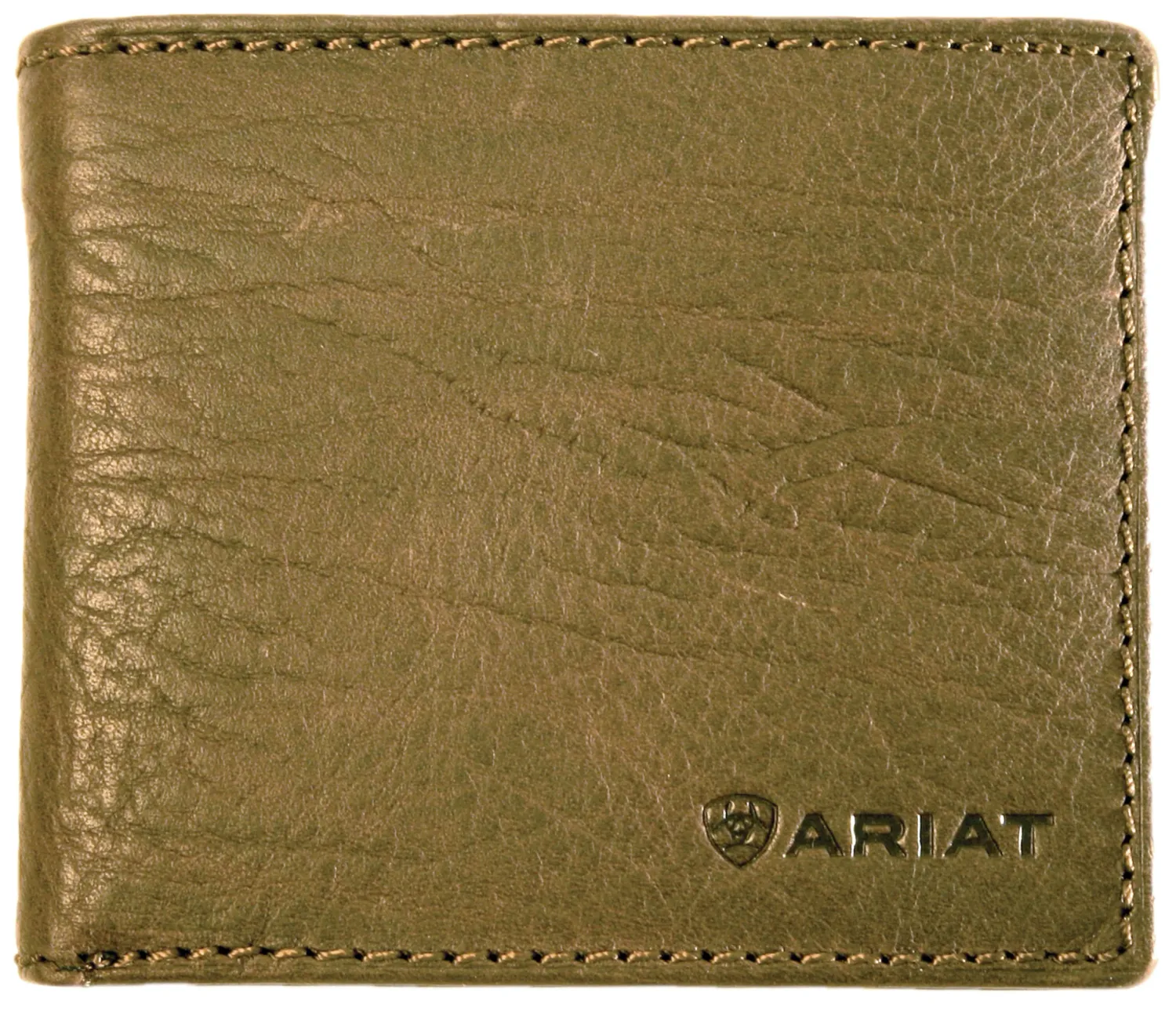 Ariat Bi Fold Logo Brown Leather Wallet